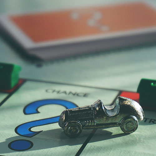 Monopoly car on Chance