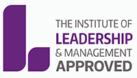 Logo showing that this training programme is approved by the Institute of Leadership and management