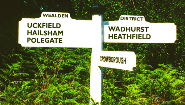 Wealdon direction post