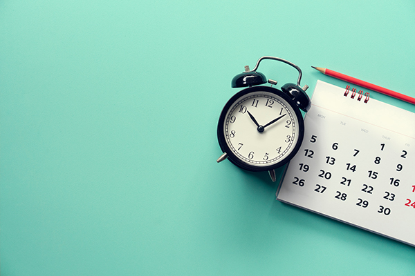 Clock and calendar